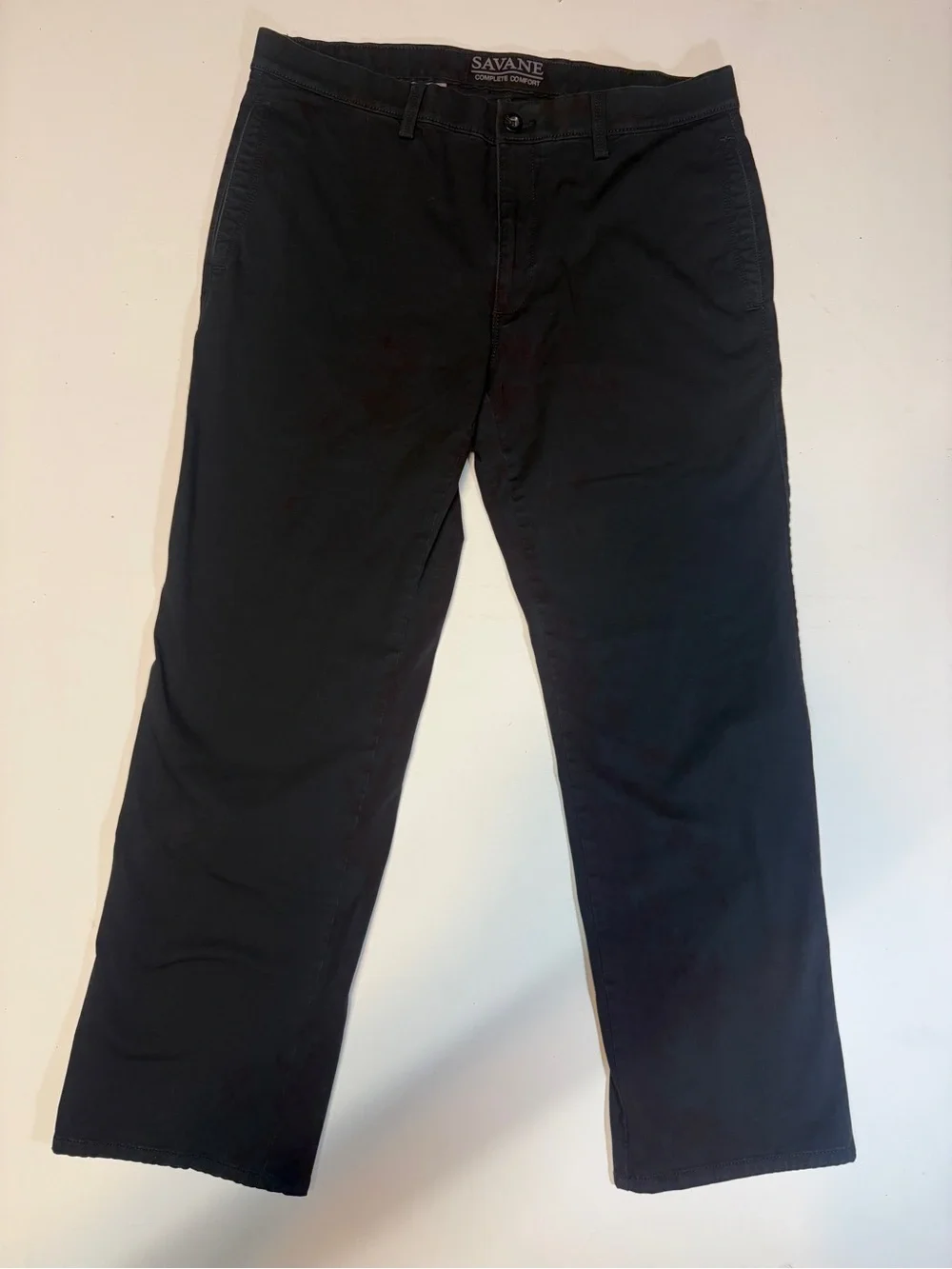 Savane Men's Black Chino Pants
